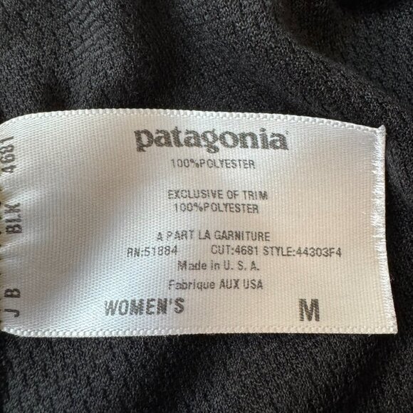 Patagonia Womens M Black Midweight Capilene Bottom Base Layer Pant 44303 Thermal - Picture 6 of 6